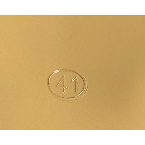 Silver Croc-Embossed Knee-High Boots With Block Heel & Side Zipper Closure size - Picture 10 of 10